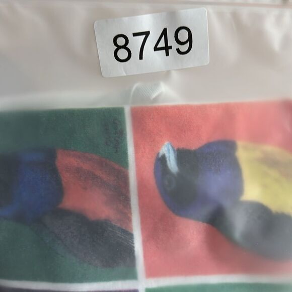 NWOT Hanes Unisex White Graphic Short Sleeve 90s Save the Rain Forest - Size L - Picture 5 of 5